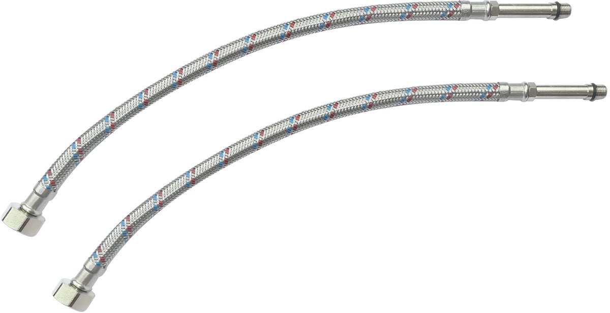 Dailygoods - Set van 2 Flexibele Aansluitingen voor Mengbatterijen - 400 mm