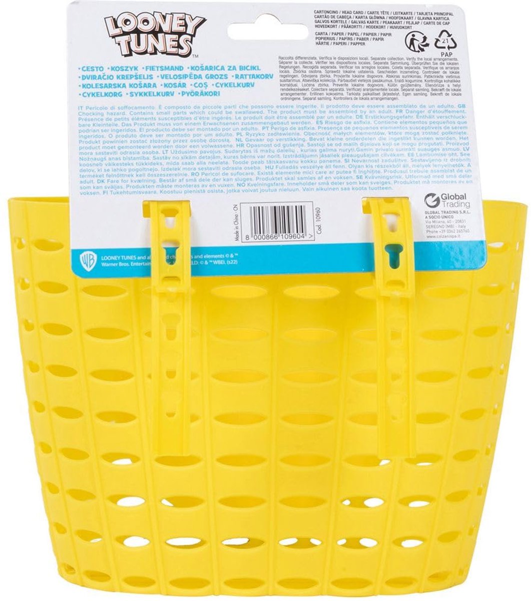 Dailygoods - Tataway Looney Tunes Titti Silvestro Fietsopbergmand