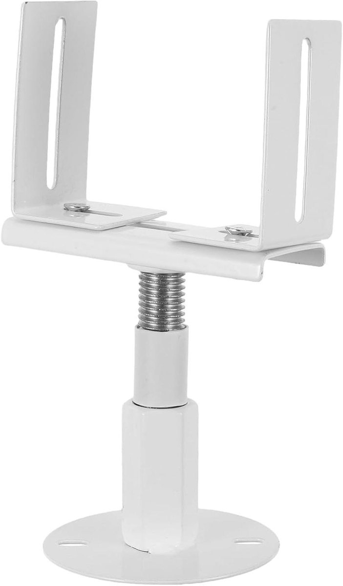 Radiator Beugel - Verwarmingsteun Paneel - Radiator Plaatsen - Verstelbare Hoogte - 8-13 Cm - Wit