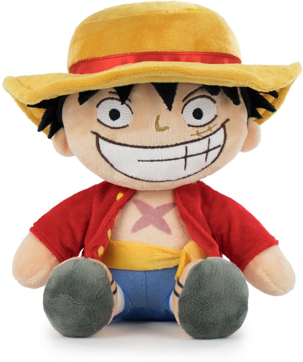 Dailygoods - Pluche Dier One Piece - Ruffy, Sanji, Zorro, Chopper - 22 cm