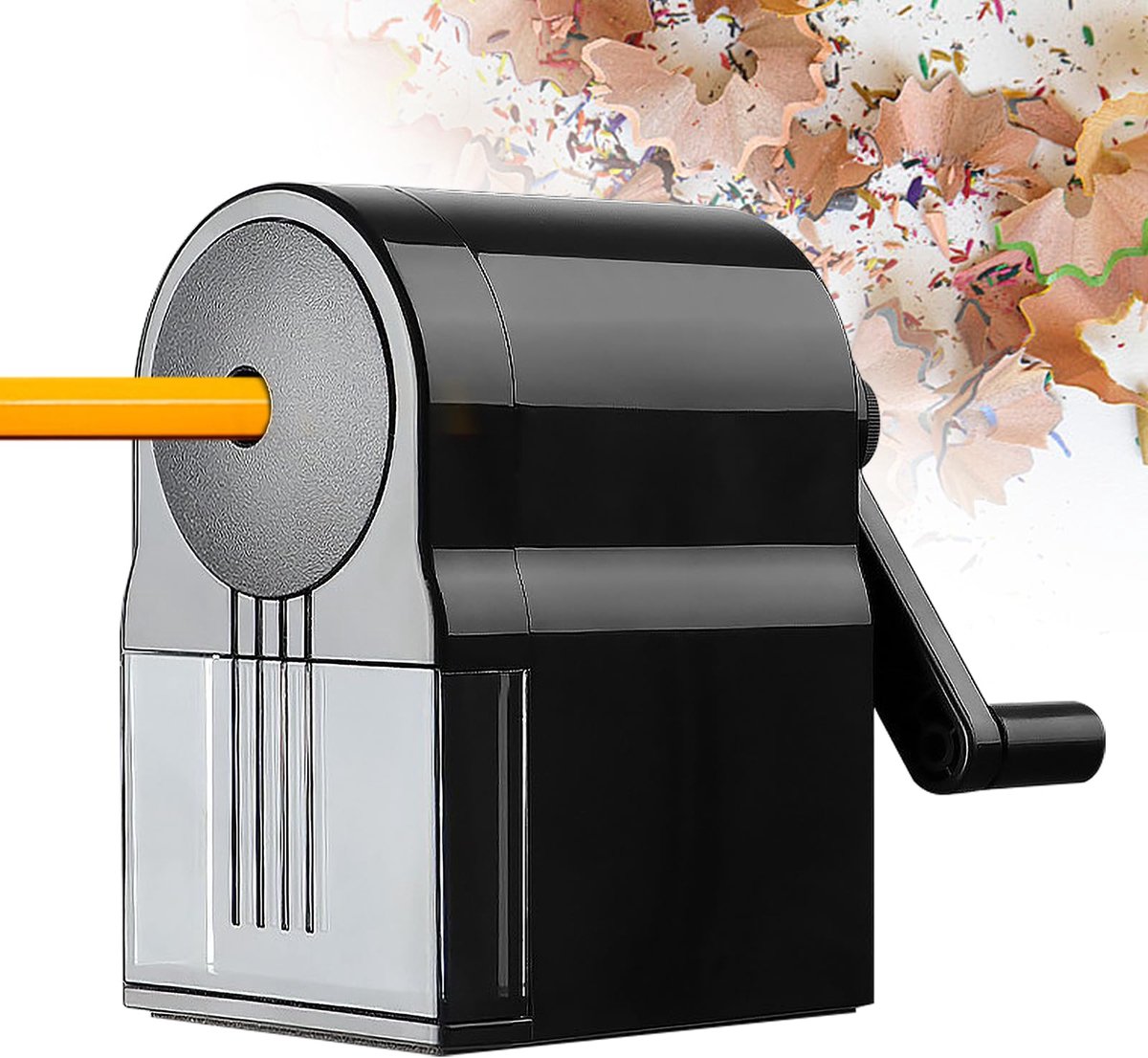 Dailygoods - Pencil Sharpener - Handmatige Potloodslijper met 5 Instellingen