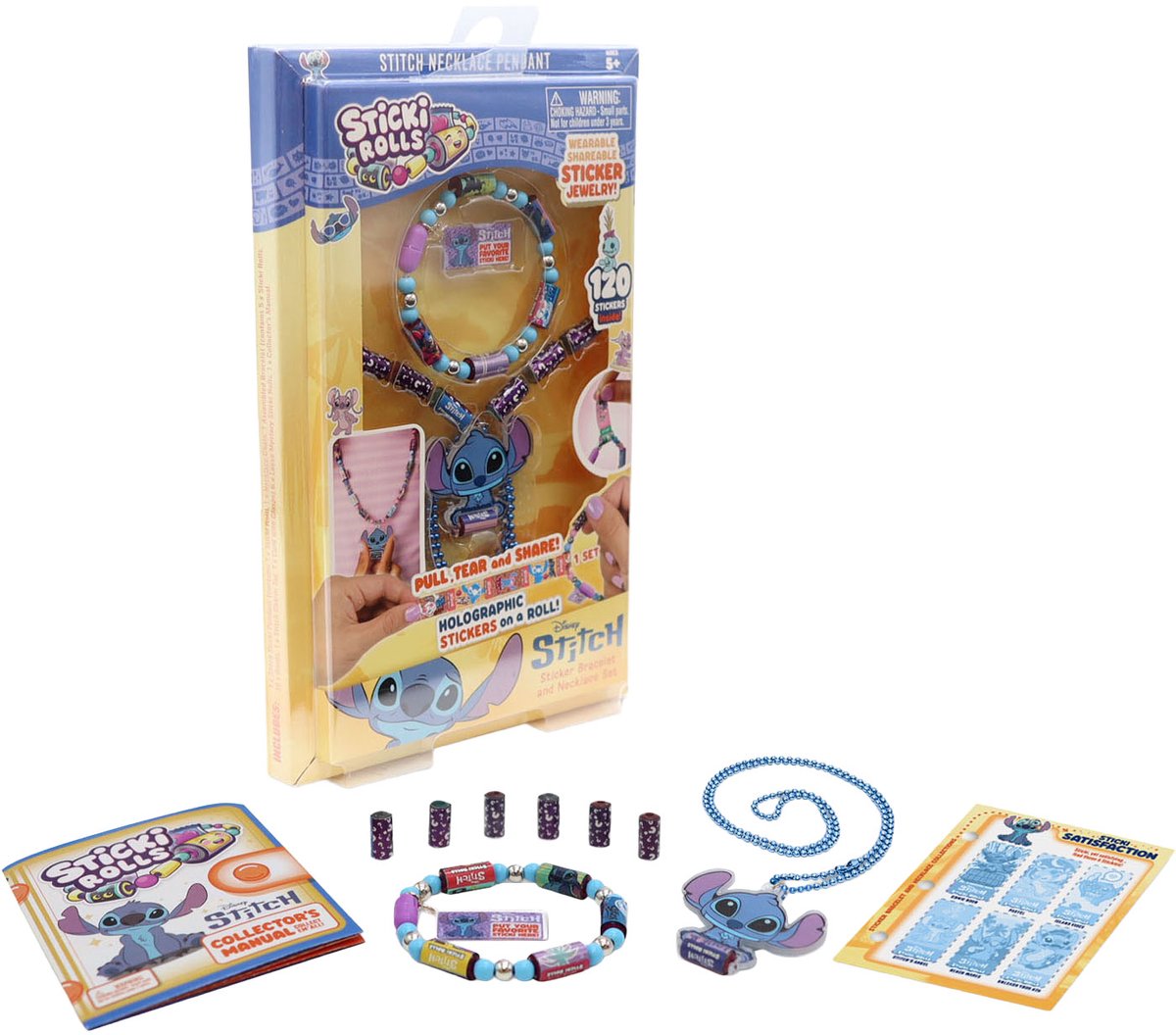 Sticki Rolls Stitch met Armband - 120 Stickers