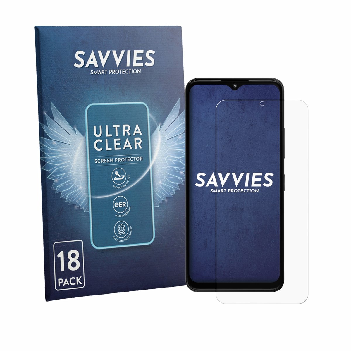 Savvies - Screenprotector voor HMD Arc - Folie Beschermfolie transparant 18 Stuks