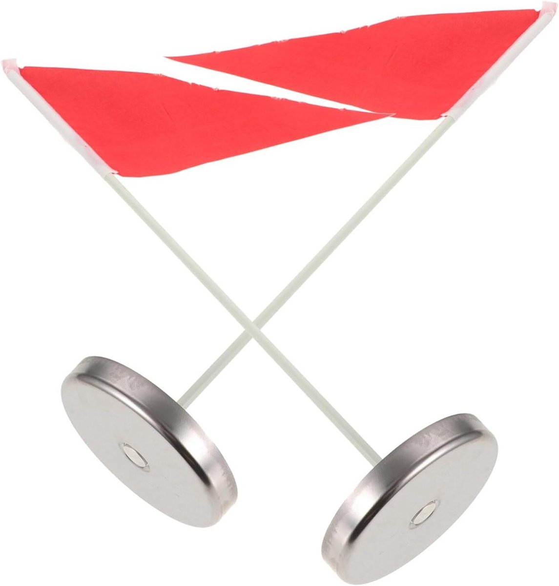 Golf Hole Cup Vlaggen - Putting Oefenbeker Accessoires - Golf Putting Trainen - Hoge Zichtbaarheid - 39.80X20.50X0.40CM - Rood