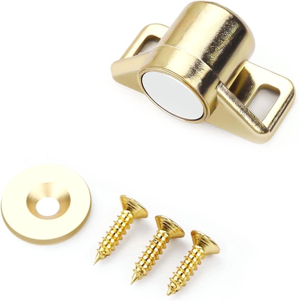 Deurvanger Kast - Kastslot Keukenkast - Kasten Beveiligen - Superkracht Sluiting - 3 x 2.01 x 0.99 cm - Goud