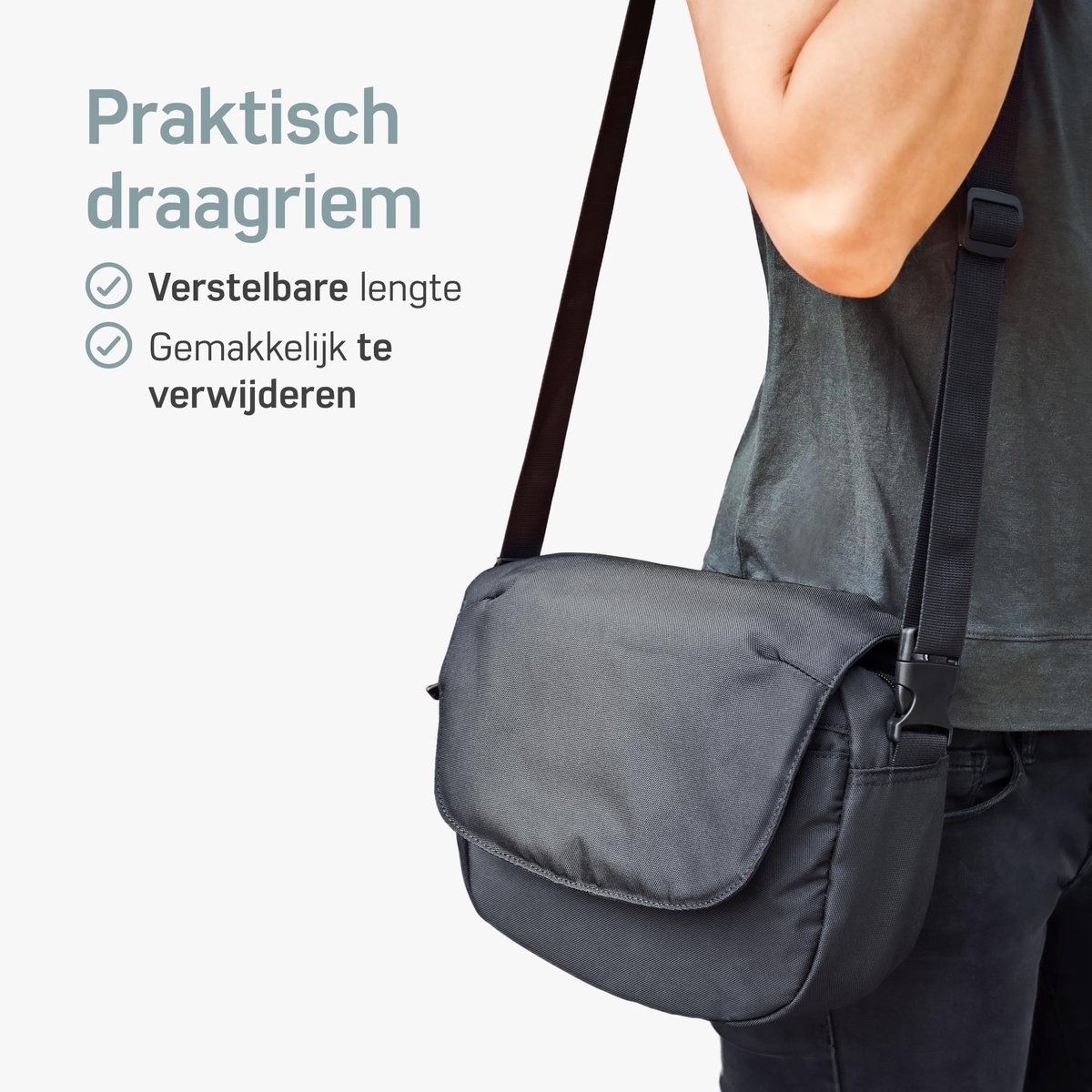 SnelShoppen - Borgen KLICKfix Stuurtas voor de fiets - Waterafstotende en ruime fiets tas 5 L - Fiets stuurtas voor dagelijks gebruik, touring, en avo