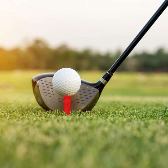 Golf Tees - Golf Accessoires - Golf Training - Duurzaam Plastic - 7 cm - Diverse Kleuren van GOLF — afbeelding 3