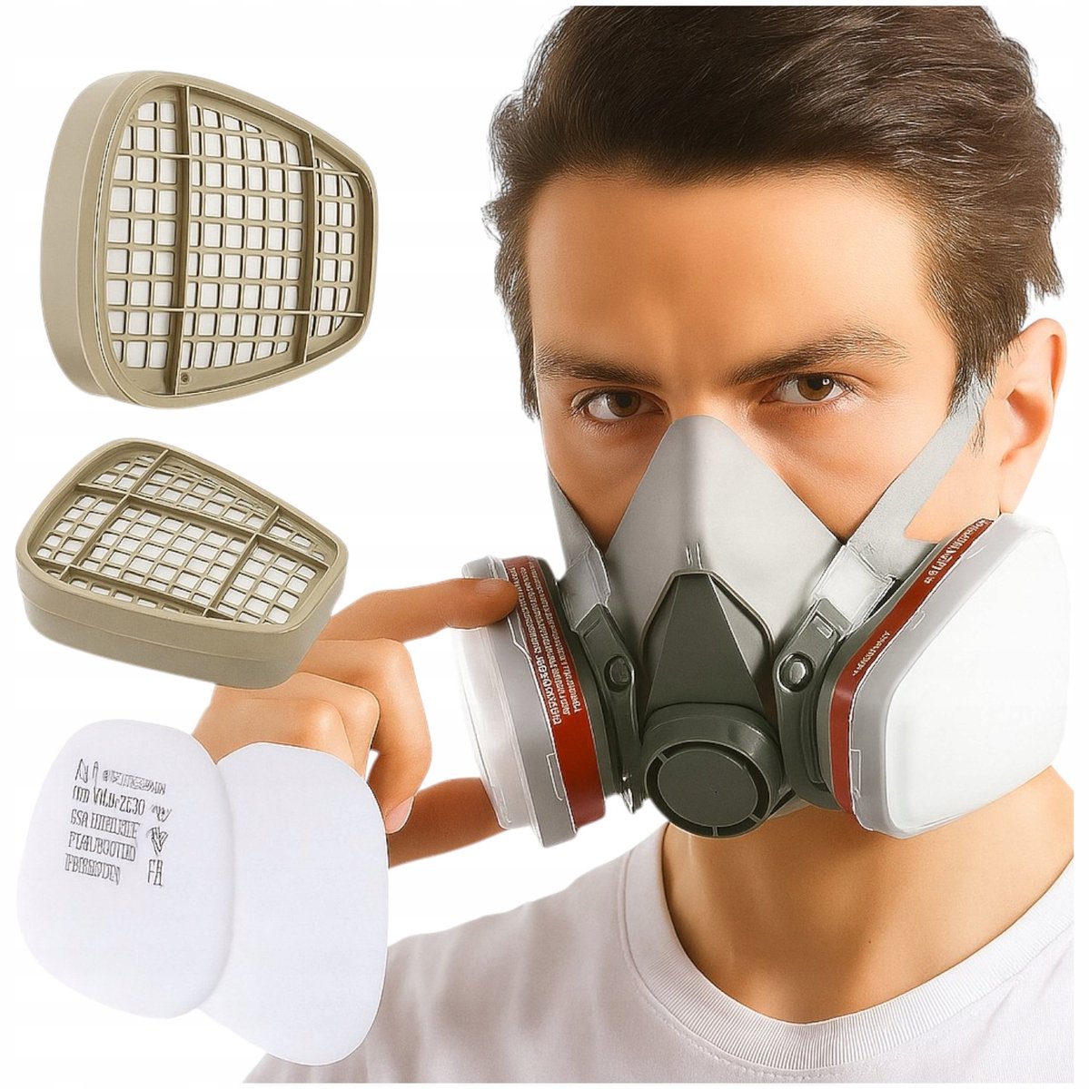 Professioneel Halfmasker met Filters - Ademhalingsbescherming