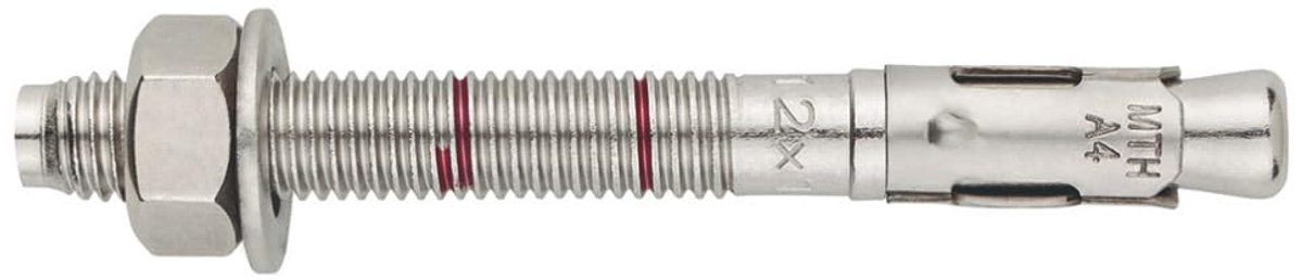 INDEX Fixing Systems MTH-A4 snelspanner voor hoge belasting, ETE optie 7 (roestvrij A4) 50 stuks M12 x 90 mm, diámetro - ShopVlot