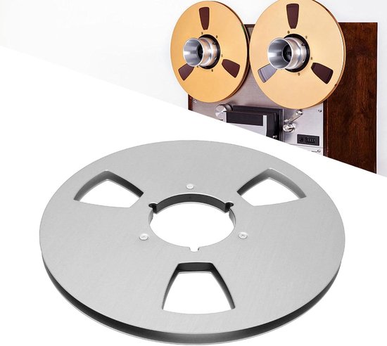 Lege windingspoel van 5 inch voor 10 ton tape, roestvrijstalen schroeven en kabeltrommel voor bandrecorder — afbeelding 5