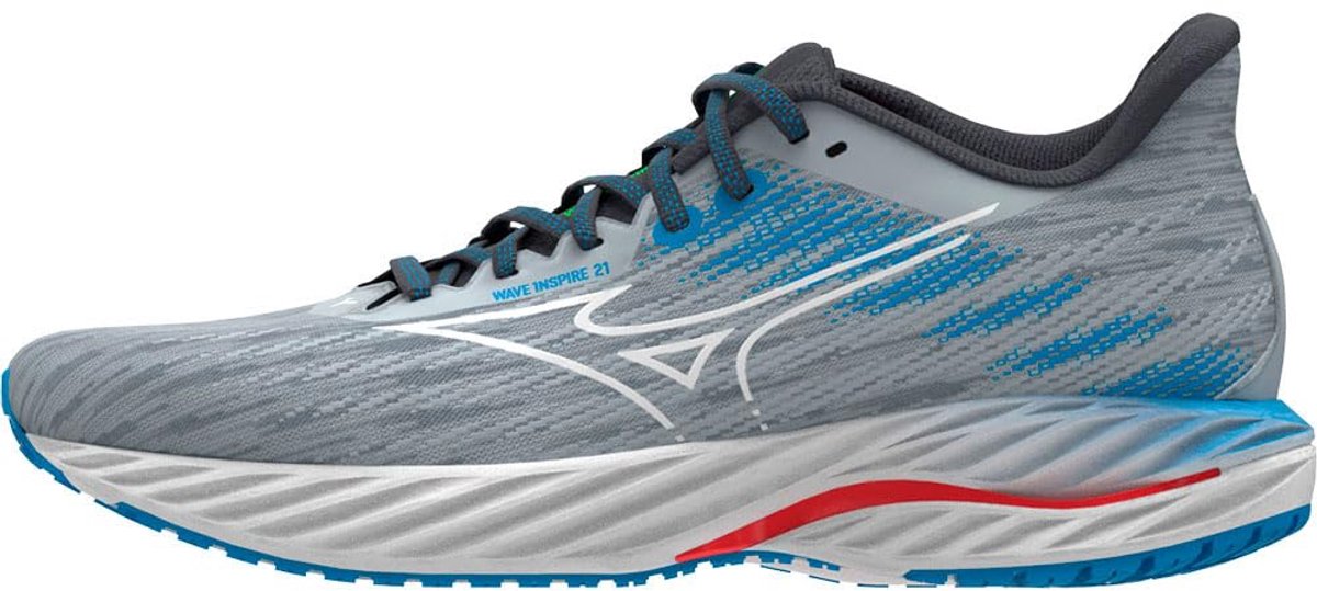 Mizuno Wave Inspire 21 Hardloopschoenen Grijs EU 45 Man