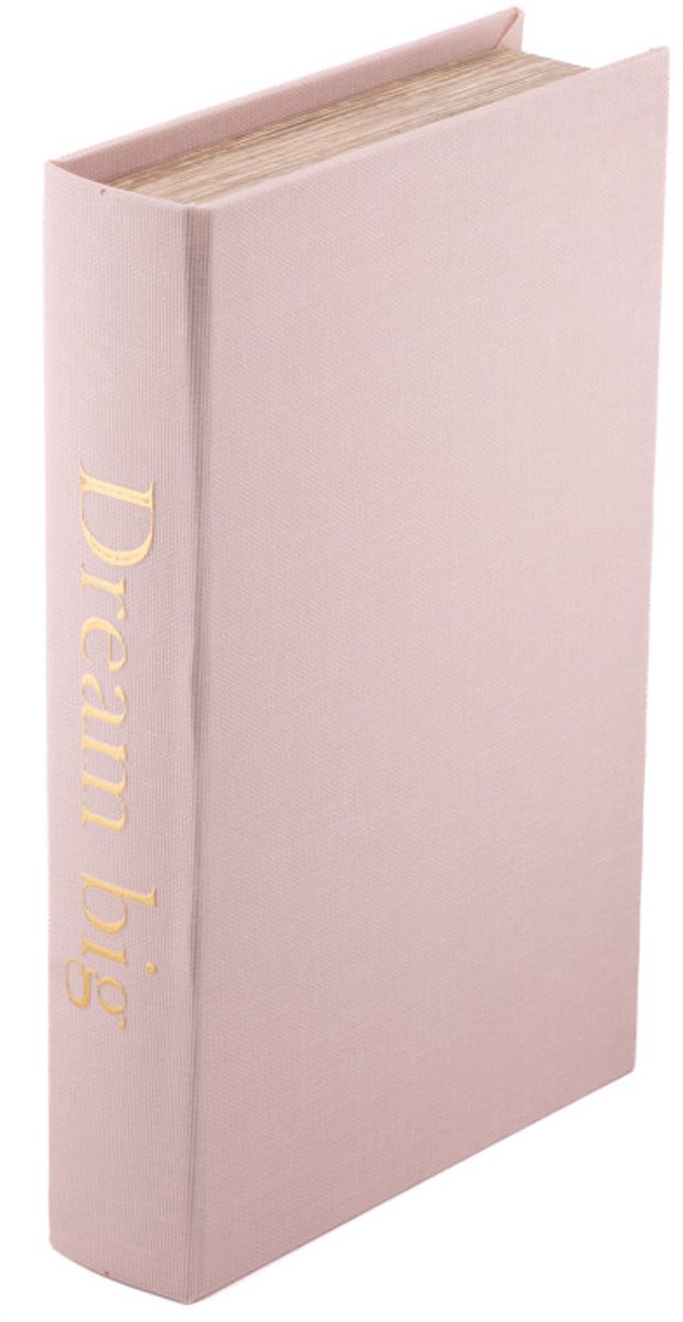 Opbergboek Dream Big 26x17cm