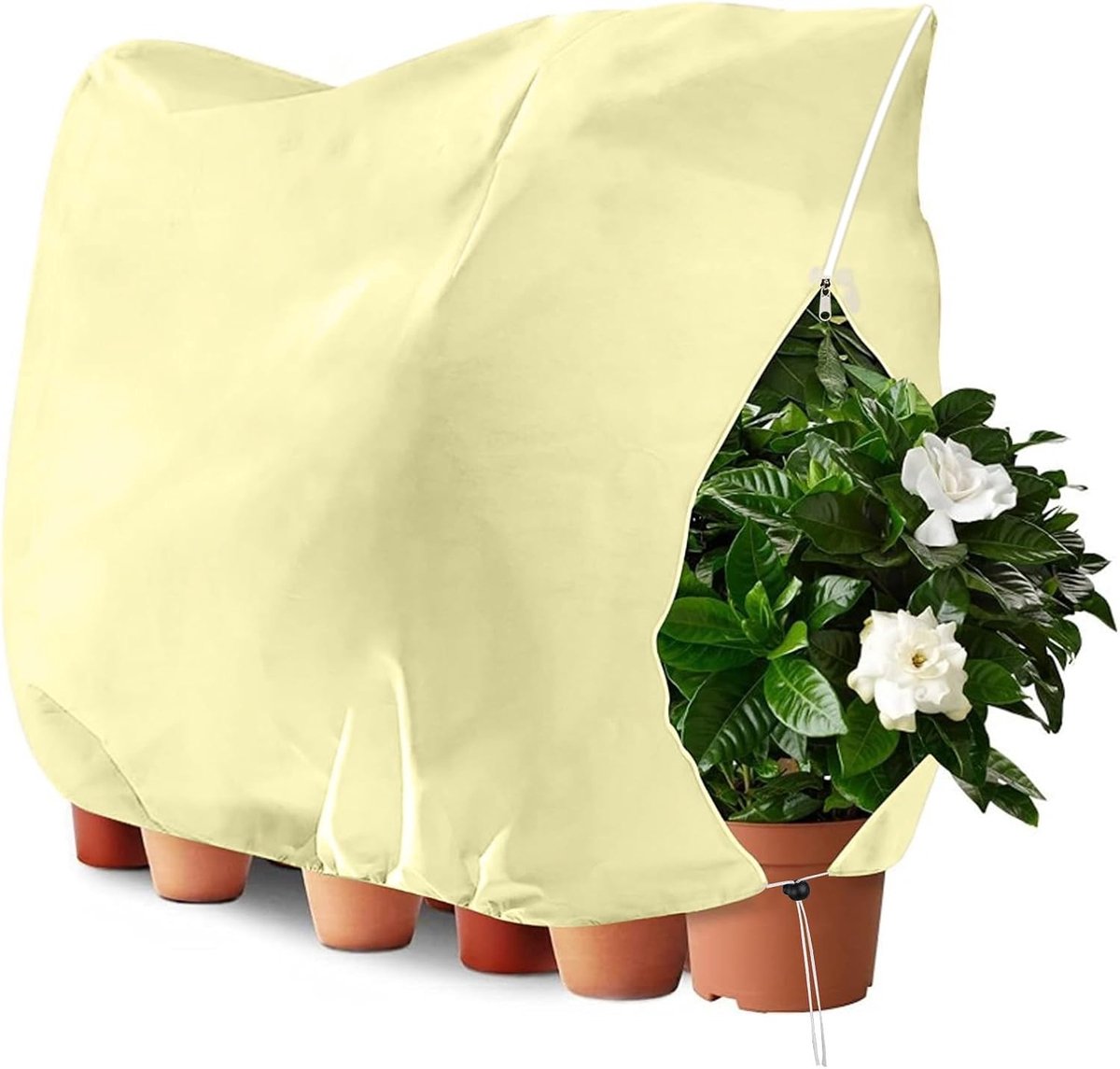 Winterbescherming voor Planten - Ademend Beschermhoes voor Frostbescherming, Geschikt voor Palmbomen en Citroenen, 1 Stuk 60g 200*240cm
