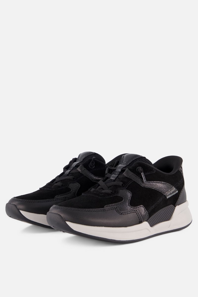 Gabor Rolling Soft Sneakers zwart Suède - Maat 7,5