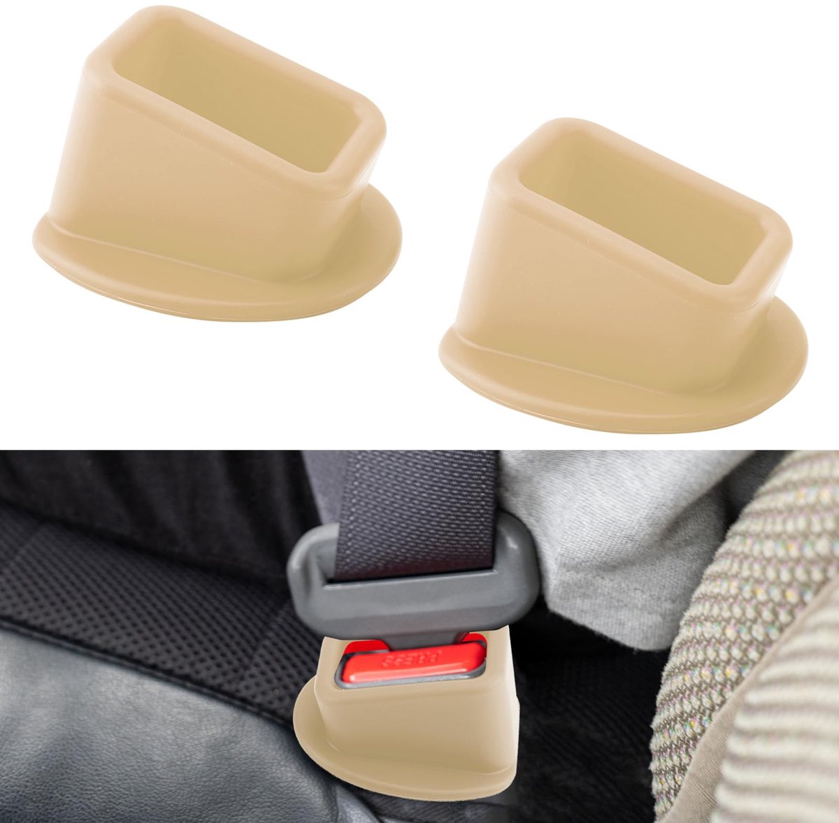 2-pack autogordelgesp houder, siliconen autogordelgesp booster voor kinderen en volwassenen met beperkte mobiliteit - ShopVlot