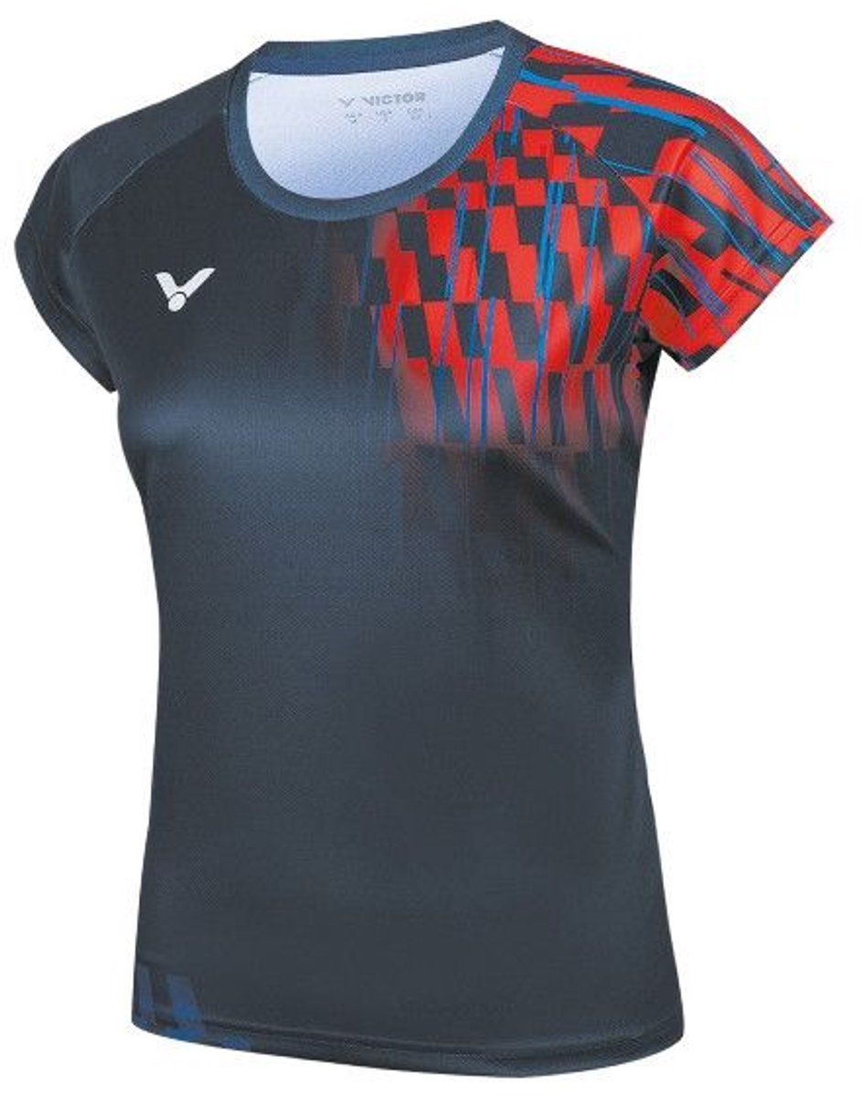 VICTOR T-51001TD B - T-shirt - Blauw - S
