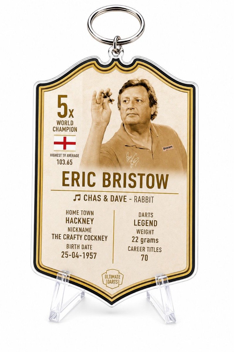 Ultimate Card Key Chain Immortals Eric Bristow