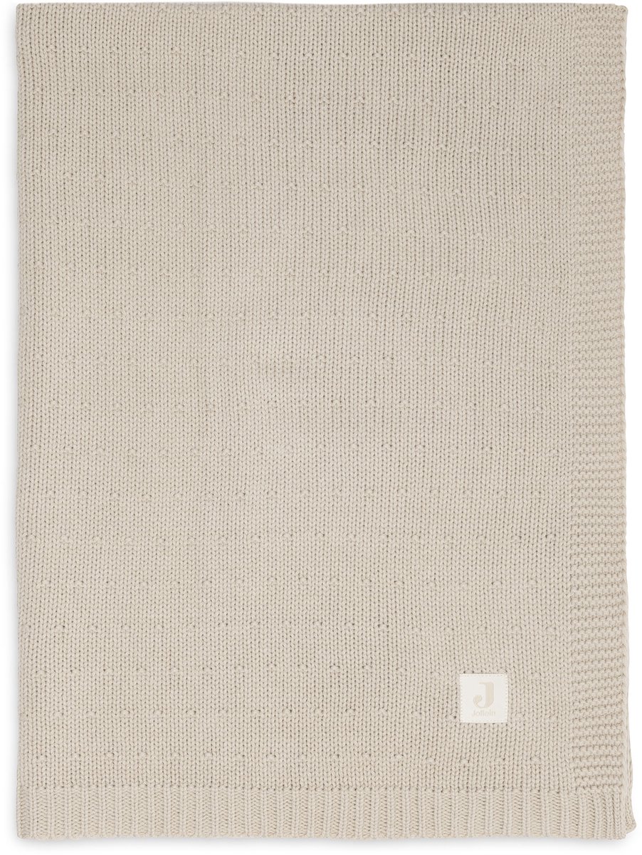 Jollein Baby Deken Ledikant 100x150cm Sprinkle Knit Sand
