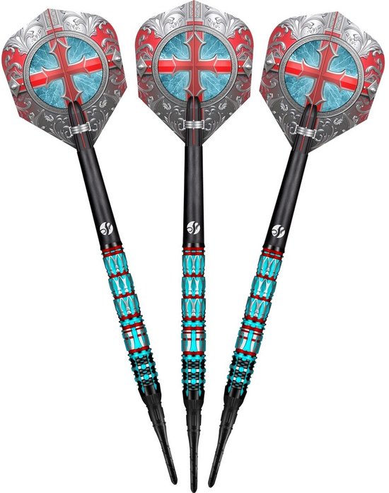 Shot Future Knights St George 95% - Soft Tip Dartpijlen van Shot! — afbeelding 3