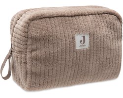 Jollein Luieretui - Cloudy Rib - Baby Toilettas - 21x14cm - Milky Coffee