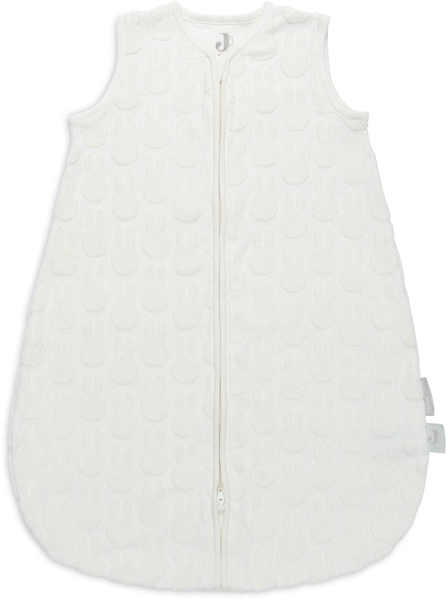 Jollein x Nijntje - Newborn Slaapzak Zomer Jersey 60cm - Miffy Jacquard Ivory - Zomerslaapzak