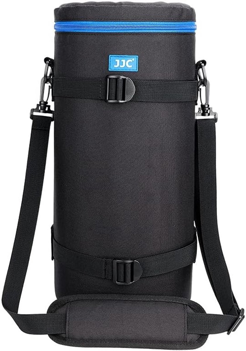 Deluxe Lens Pouch voor 200-600mm F5.6-6.3G OSS Lens, Waterdichte Bescherming, Schouderriem en Verwijderbare Kussenvoering, Ideaal voor Fotografie Accessoires
