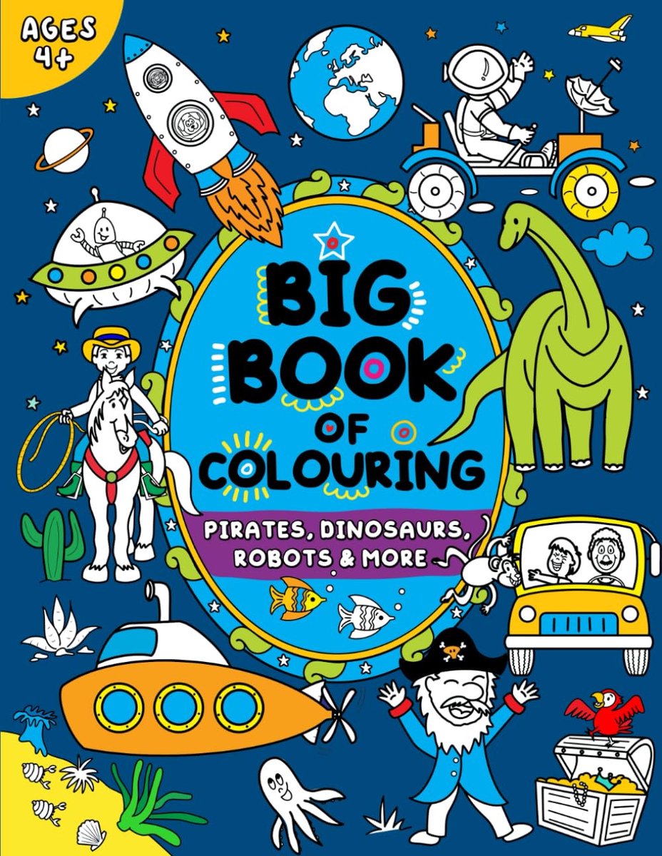 Big Book of Colouring for Boys: Children Ages 4+ - ShopVlot