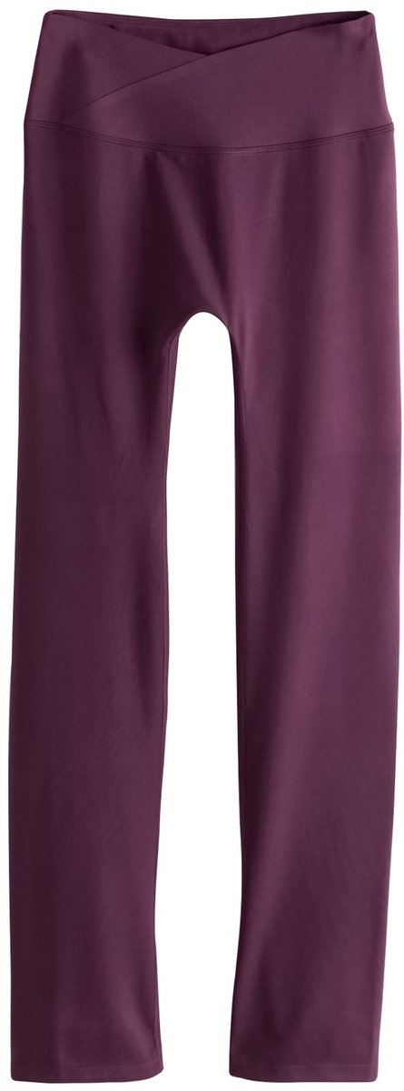 Next - Dames - Ultimate Comfort sportlegging met hoge taille en gekruiste voorkant - Paars