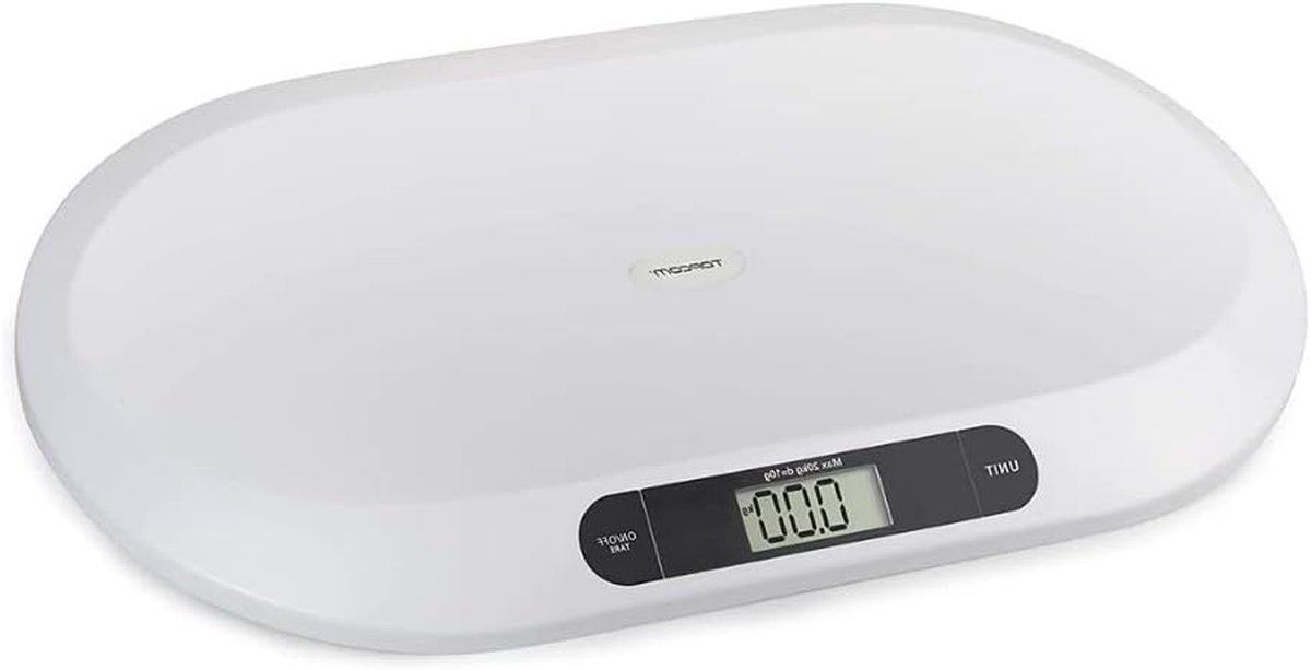 Digitale Weegschaal - Baby Weegschaal - Groeien Monitoren - Hoge Precisie - 20 kg - Wit
