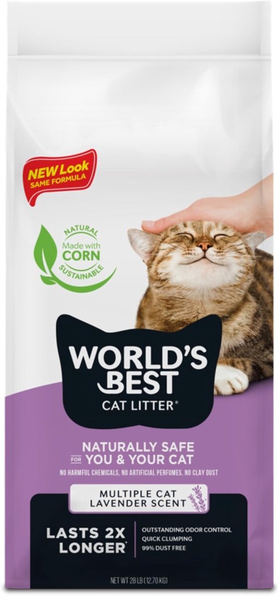 SnelShoppen - World's Best Kattenbakvulling - Snel Klonterende Formule voor Katten, 10L, Geurloos, Stofvrij, Ideaal voor Thuisgebruik