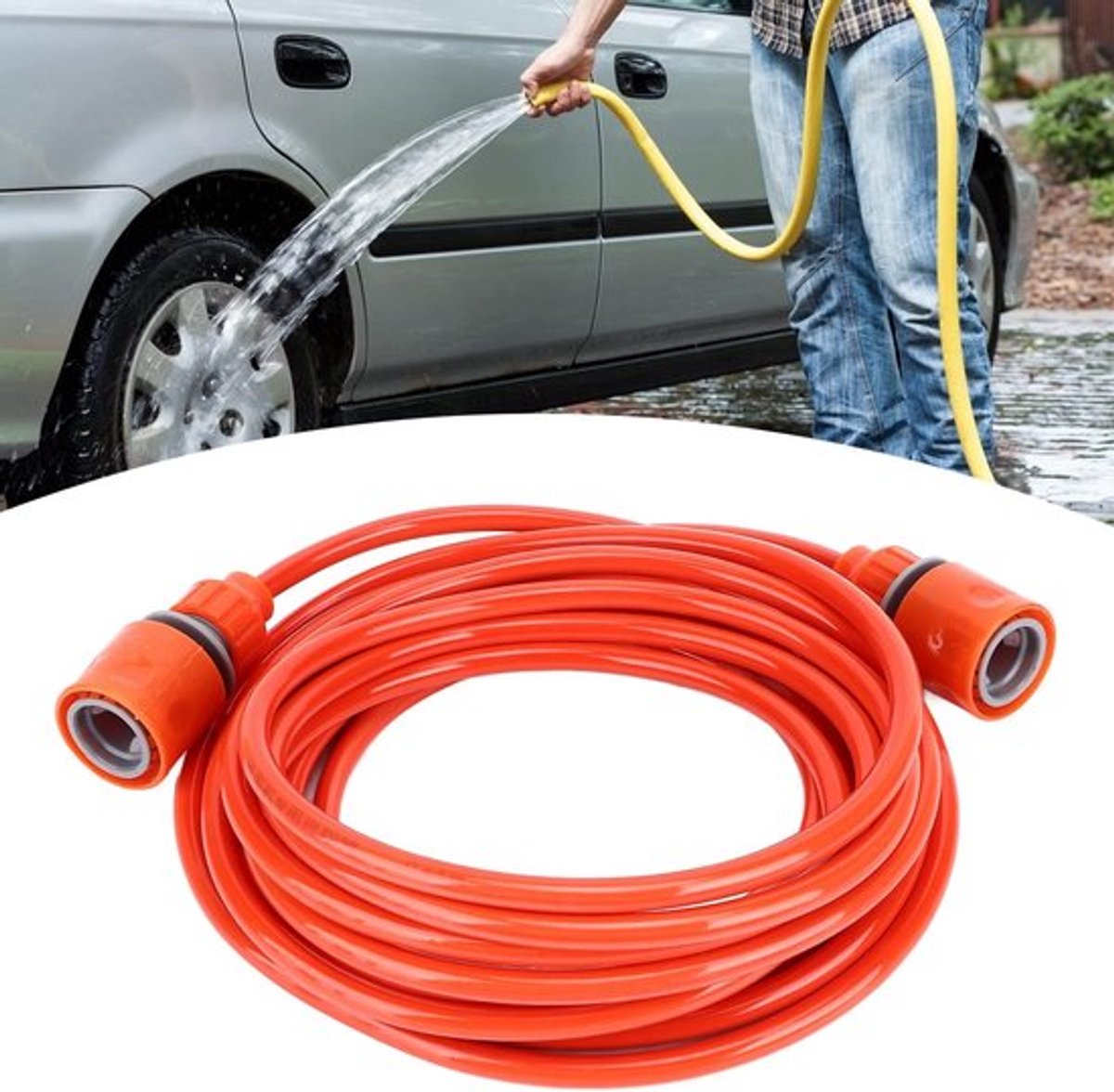 Tuinslang 6 Meter - Hoge Druk - Flexibel - Antivries - Slijtagebestendig - Kunststof - Multifunctioneel - Waterpijp