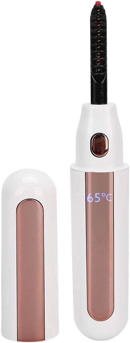 Elektrische Wimperkruller met Snelle Verwarming voor Betoverende Ogen, Zwart en Wit, Perfect voor Elke Gelegenheid