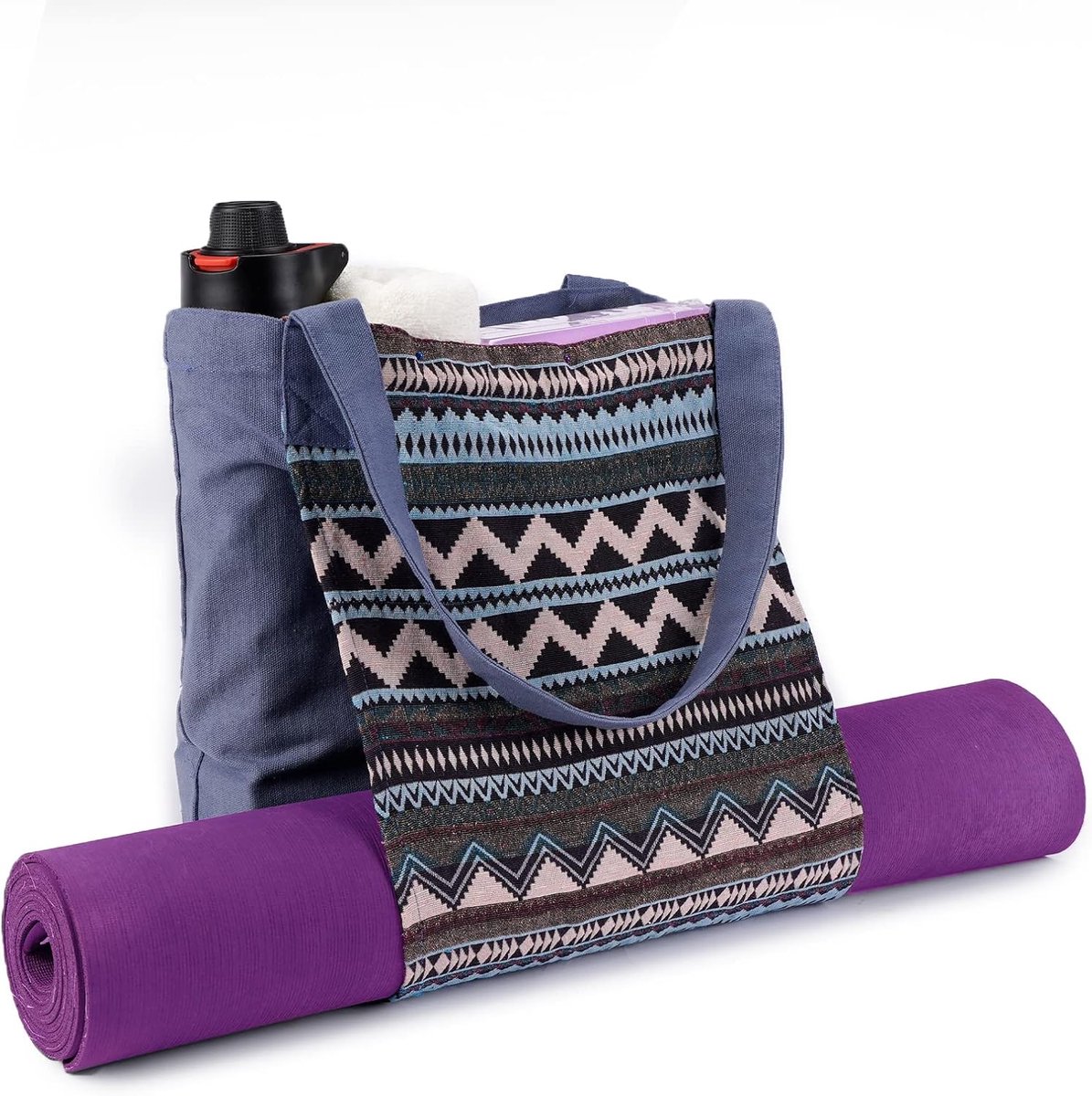 SnelShoppen - Thermikoa Yogatas voor Yogamat en Accessoires, Ruime Tas voor Gym, Pilates en Yoga, Hoogwaardige Yogamat Tas, Duurzaam Materiaal, Ideaal