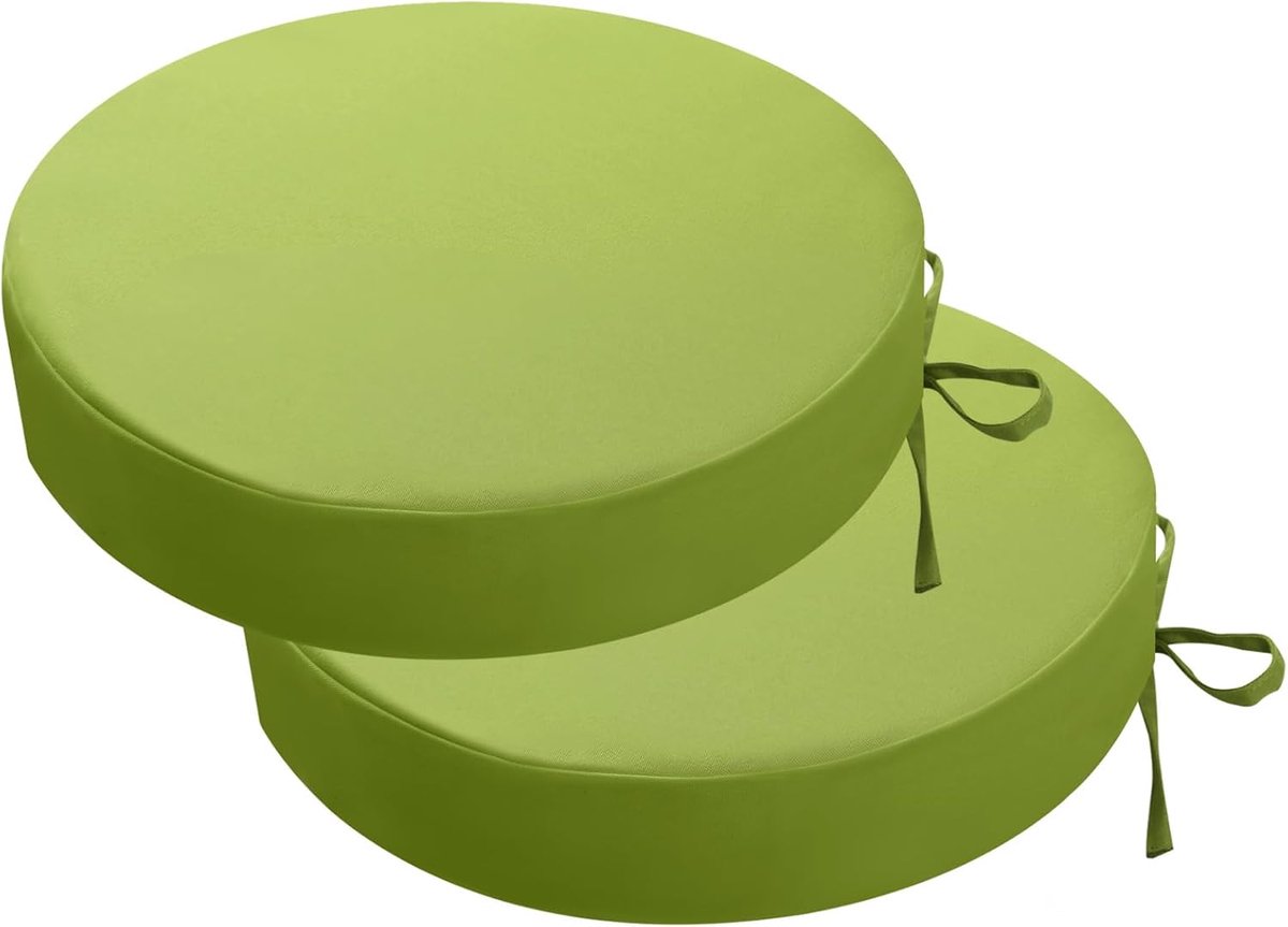 Ronde tuinstoelbekleding 35 x 35 cm - waterdicht - kleurvast - stijlvol comfort voor bistrostoelen - ShopVlot