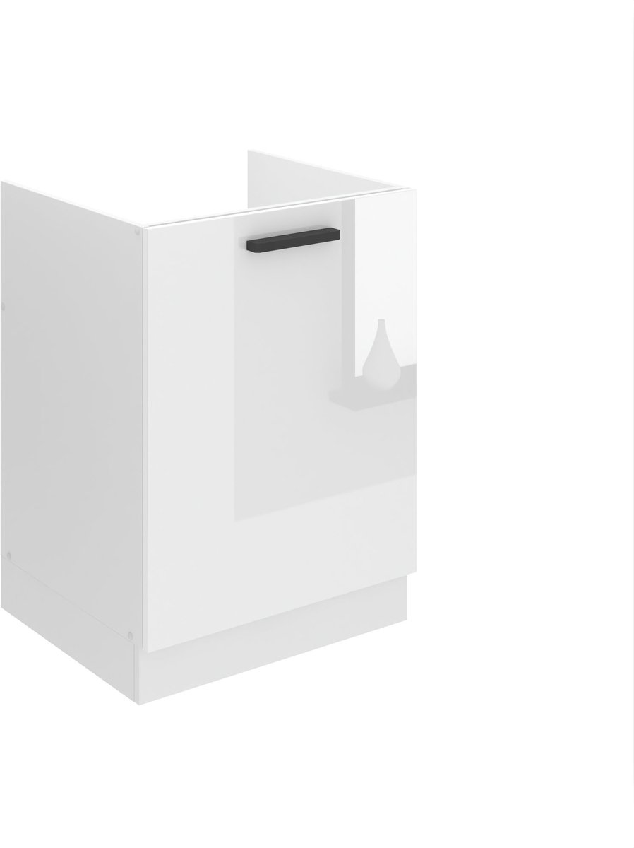 BELINI Spoelbakkast SDZ 60 cm met 1 Deur - Wit Hoogglans