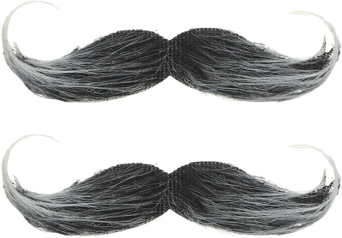 Realistische Kunstmatige Baard en Neushaar voor Volwassenen, Perfect voor Halloween, Cosplay en Feestjes, Zwart, Hoogwaardige Accessoires voor Kostuums en Verkleedpartijen
