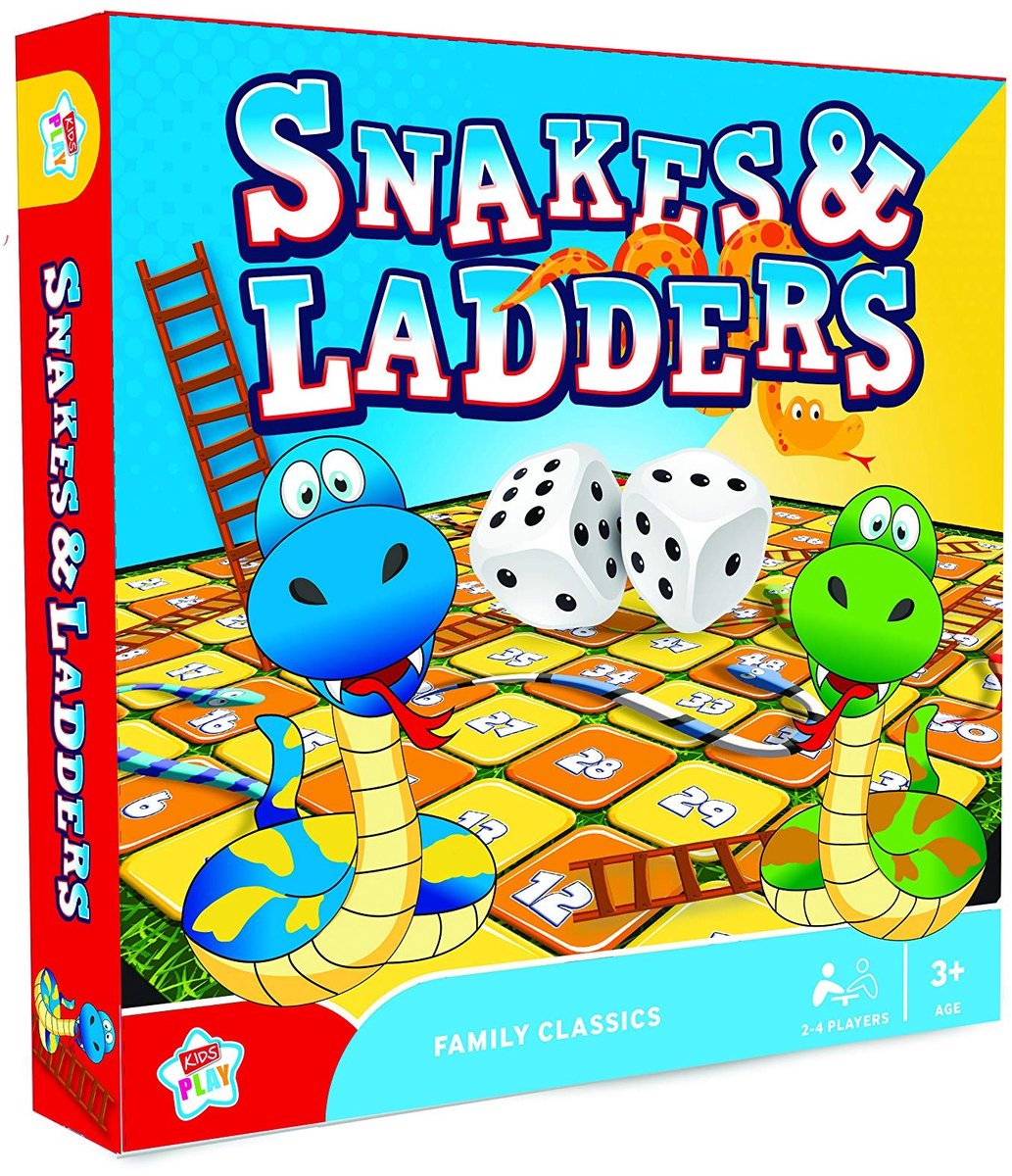 Elzusha - Snakes and Ladders Bordspel voor Kinderen