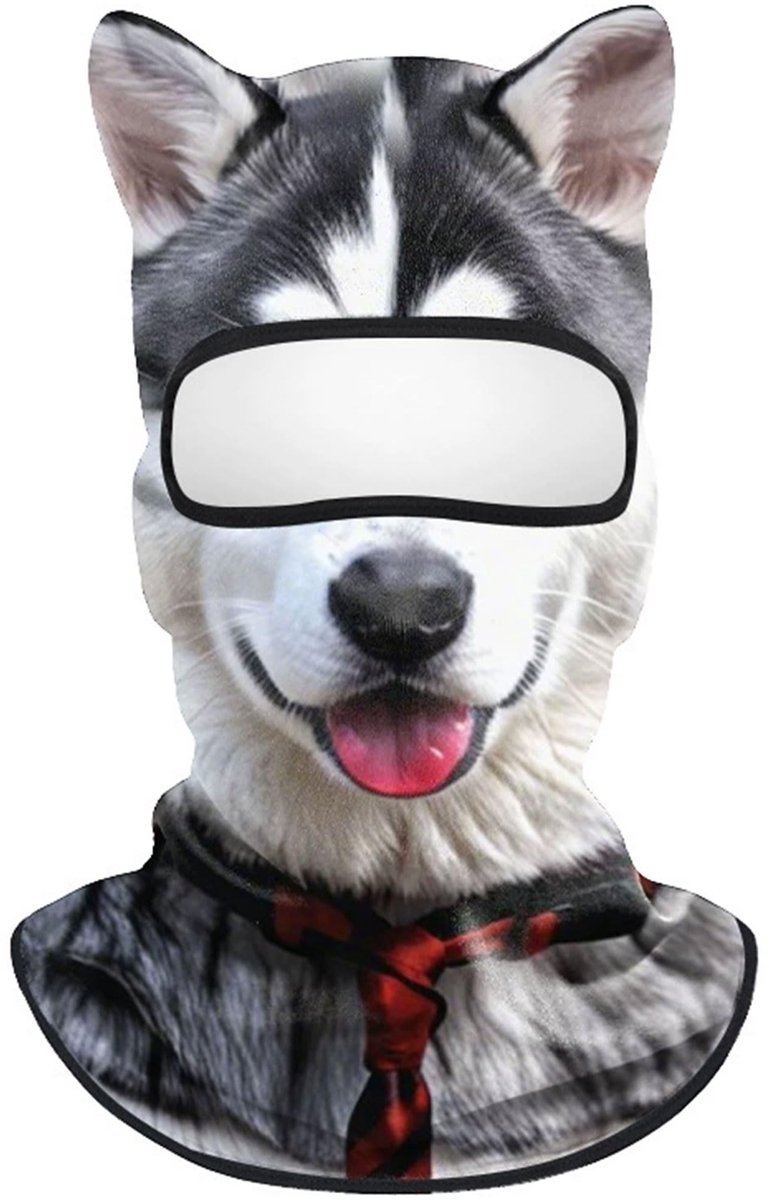 Elzusha - 3D Dieren Ski Masker met Oren voor Festivals en Sport
