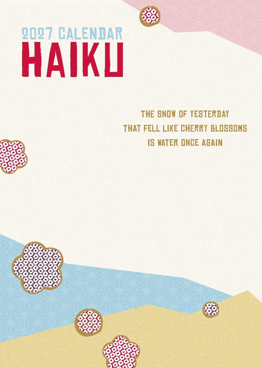 Haiku A3 Kalender 2027