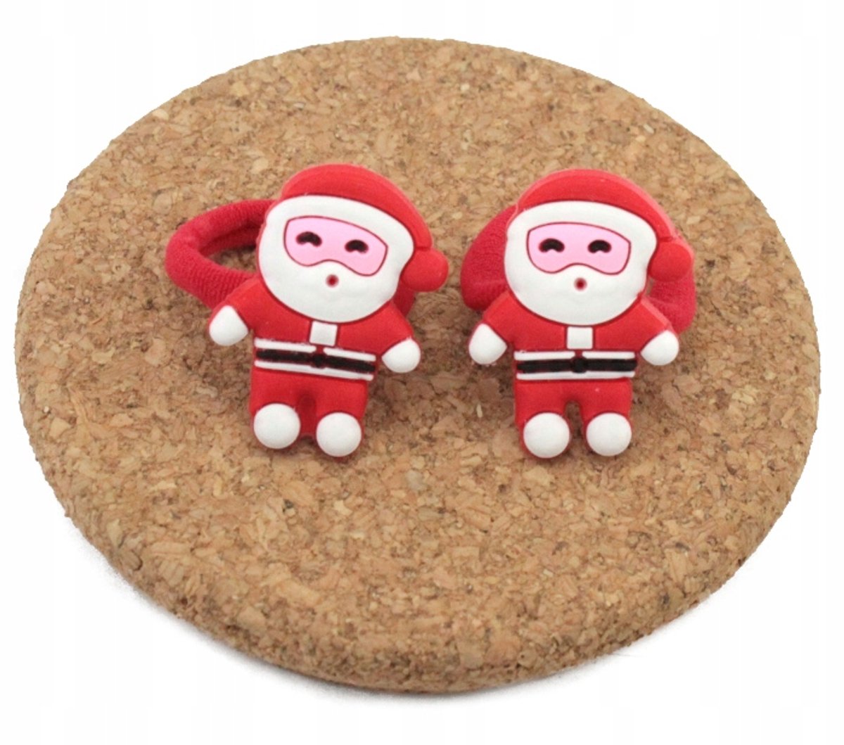Kerst Haarbandjes met Kerstman - Set van 2