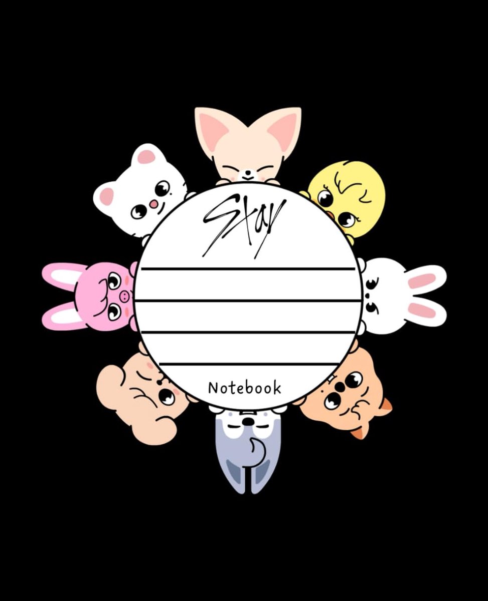 Stray Kids SKZOO All Around The World Notebook, 100 pg. College lined, Composition Style - ShopVlot