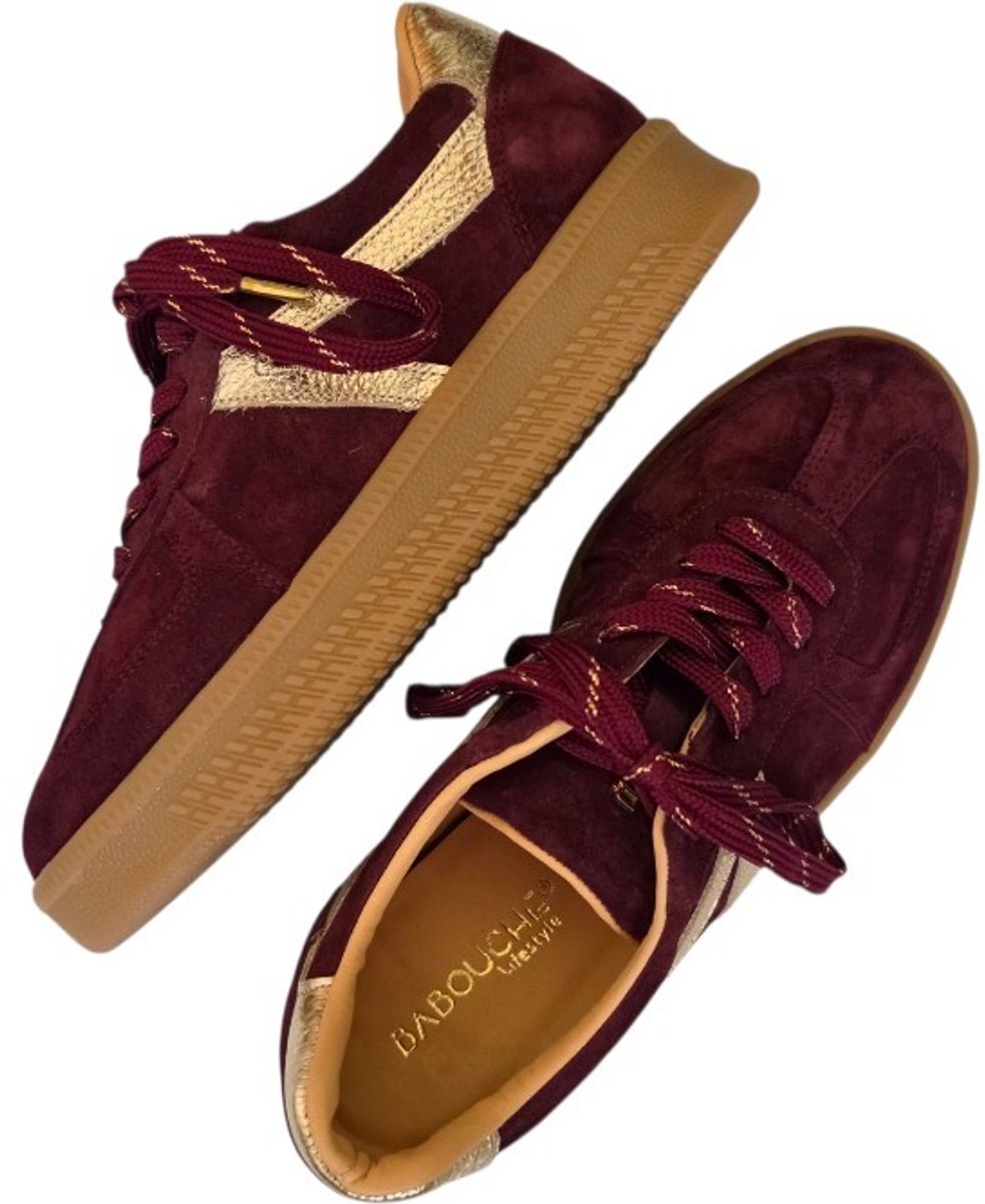 Babouche Sneaker Liva-48 Bordeaux