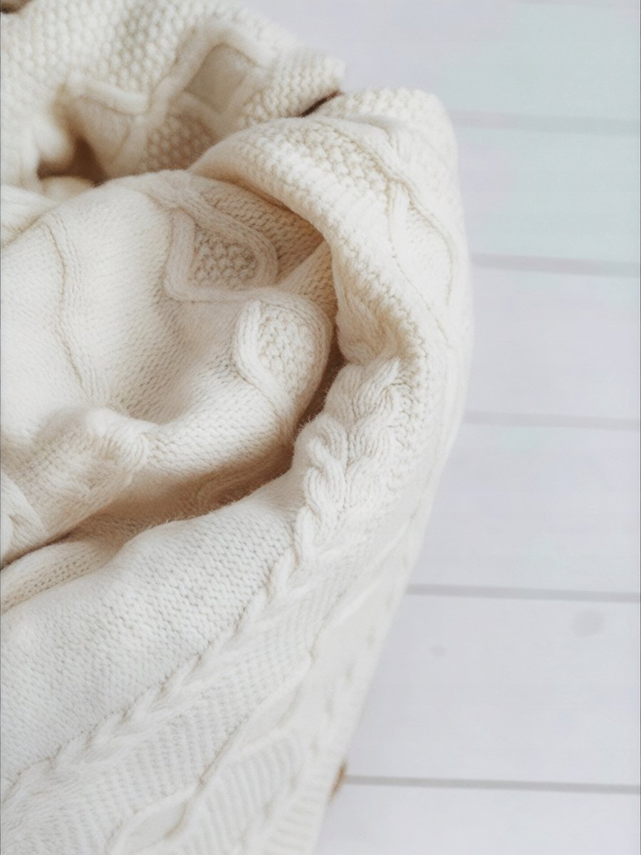 Luxe Merinowol Plaid 130x170cm - Zacht & Warm