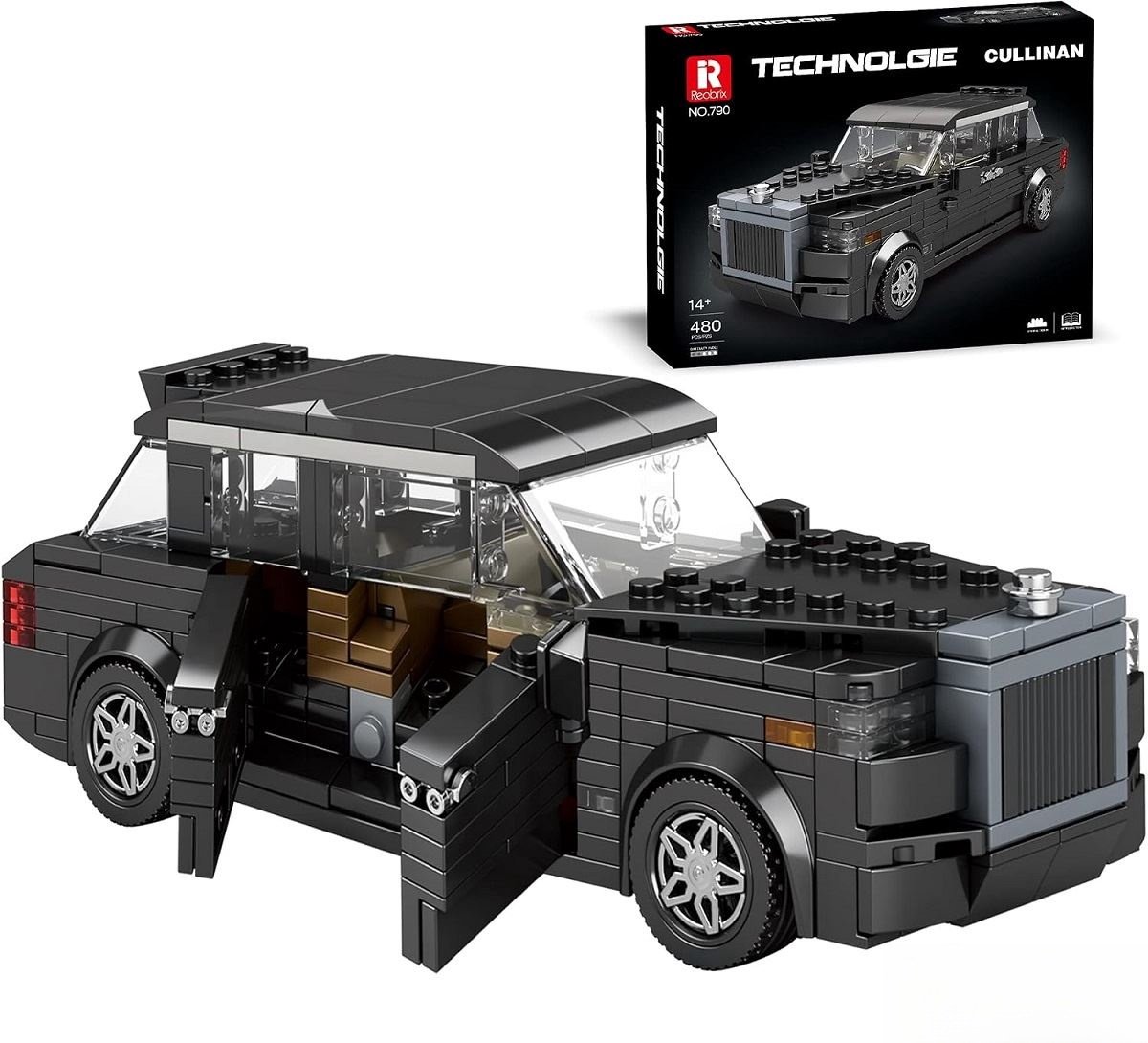Reobrix 790 Cullinan SUV 1:24 bouwset | City fast champions adventure | Creator classic motor bouwpakket | Technic speelgoed ideas voor volwassenen | Icons furious speed auto geschikt voor lego | Technische bouwdoos met 480 bouwstenen