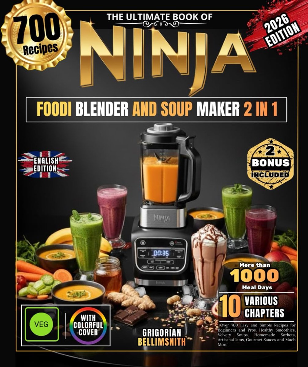 THE ULTIMATE BOOK OF NINJA FOODI BLENDER AND SOUP MAKER 2 IN 1: Over 700 Easy and Simple Recipes for Beginners and - ShopVlot