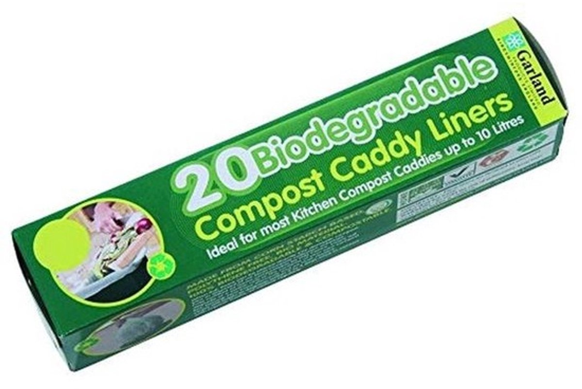 20 biologisch afbreekbare compost inzetstukken voor 9L caddy