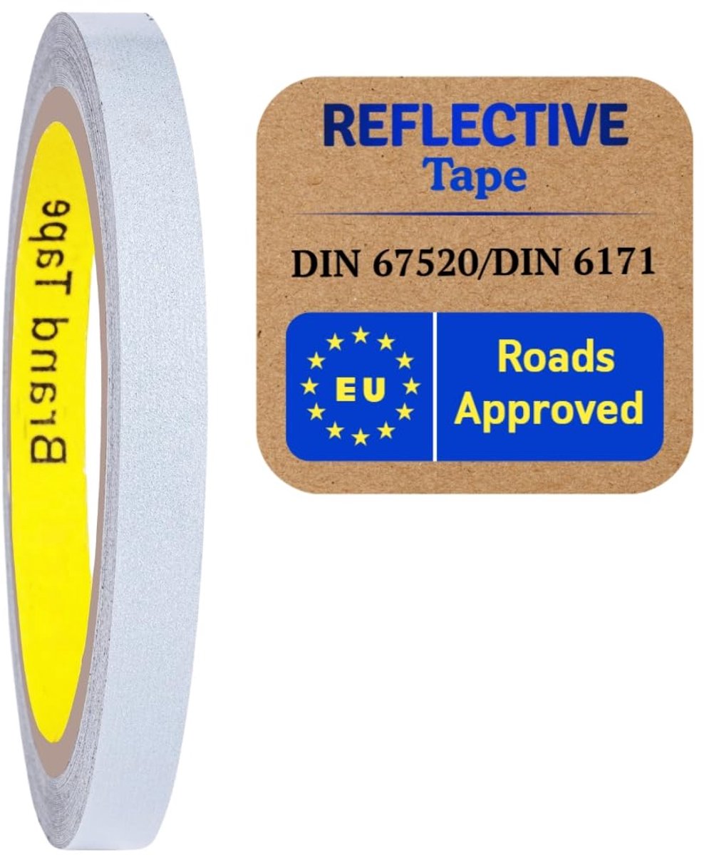 SOLNIT Reflectorband, reflectorfolie, reflecterend plakband, veiligheidswaarschuwingstape, waterdicht, reflexfolie - ShopVlot