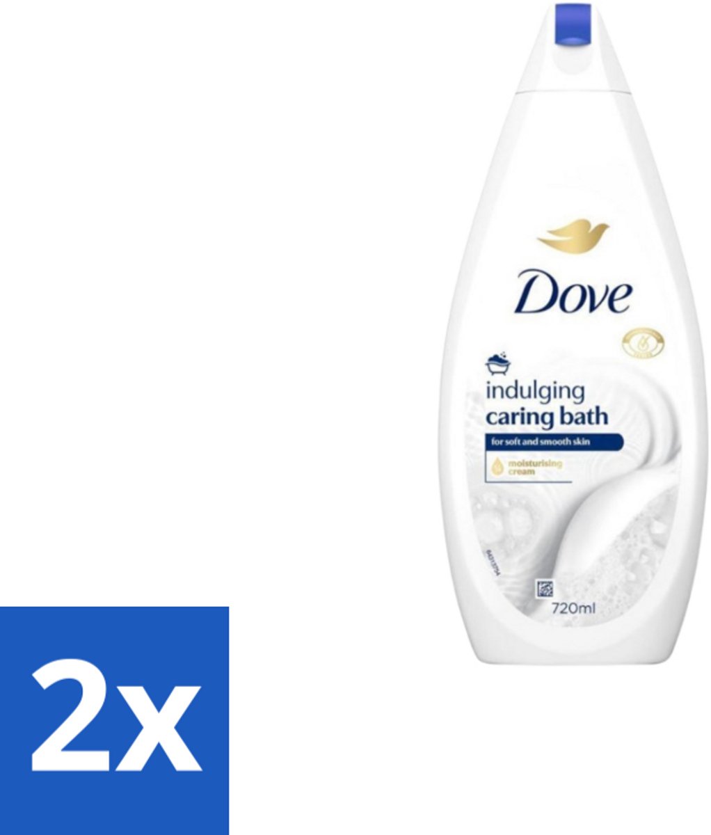 Dove – Badcrème – Indulging Cream – 720 ml - Voordeelverpakking - 2 stuks