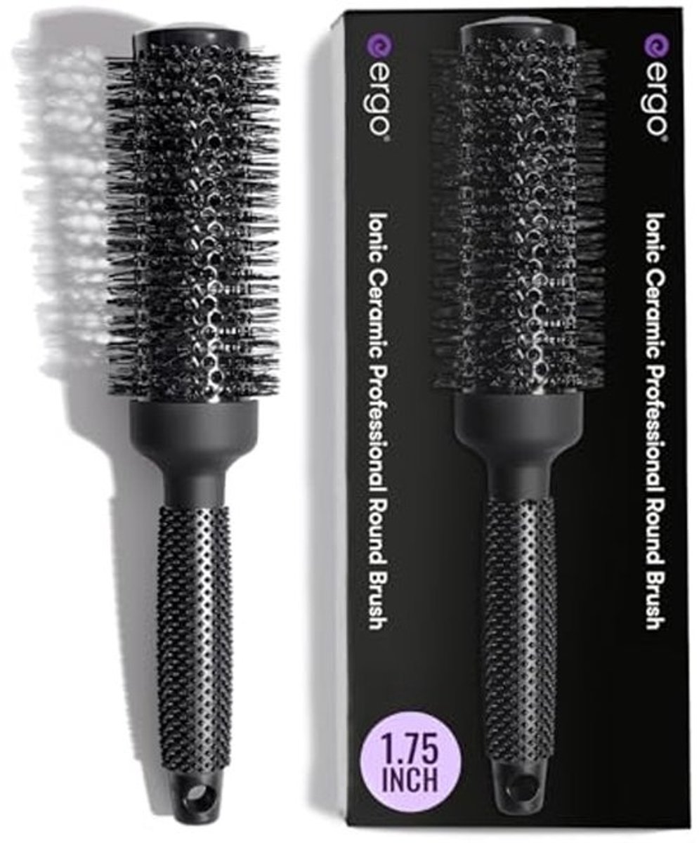 Keramische Ionische Ronde Borstel voor Salonwaardige Blowouts - Volumizing Haarstyling en Verzorging