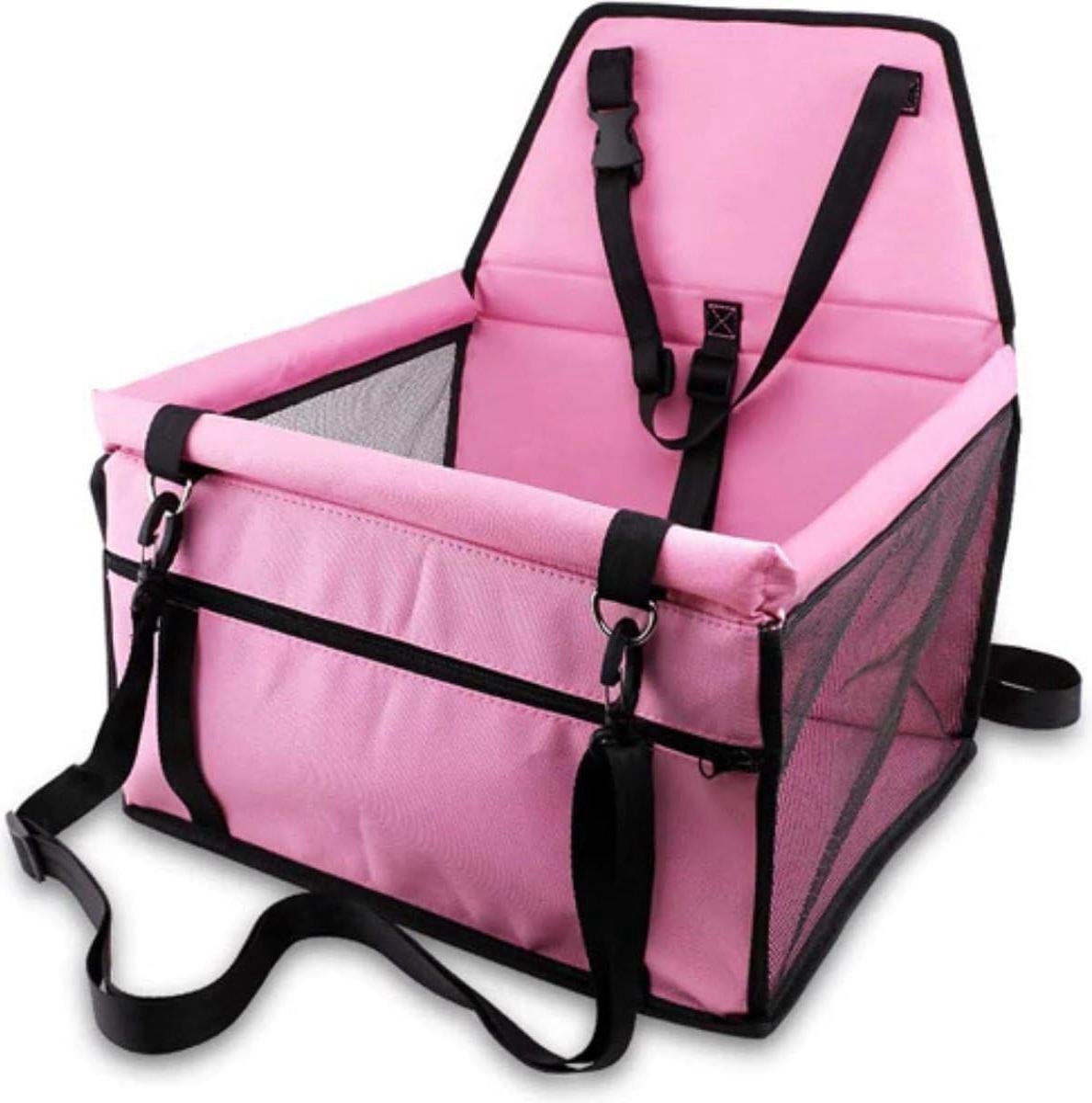 Autostoel Hond - Reismand Kat - Veilig Vervoer - Waterdichte Stof - 40/30cm - Grijs